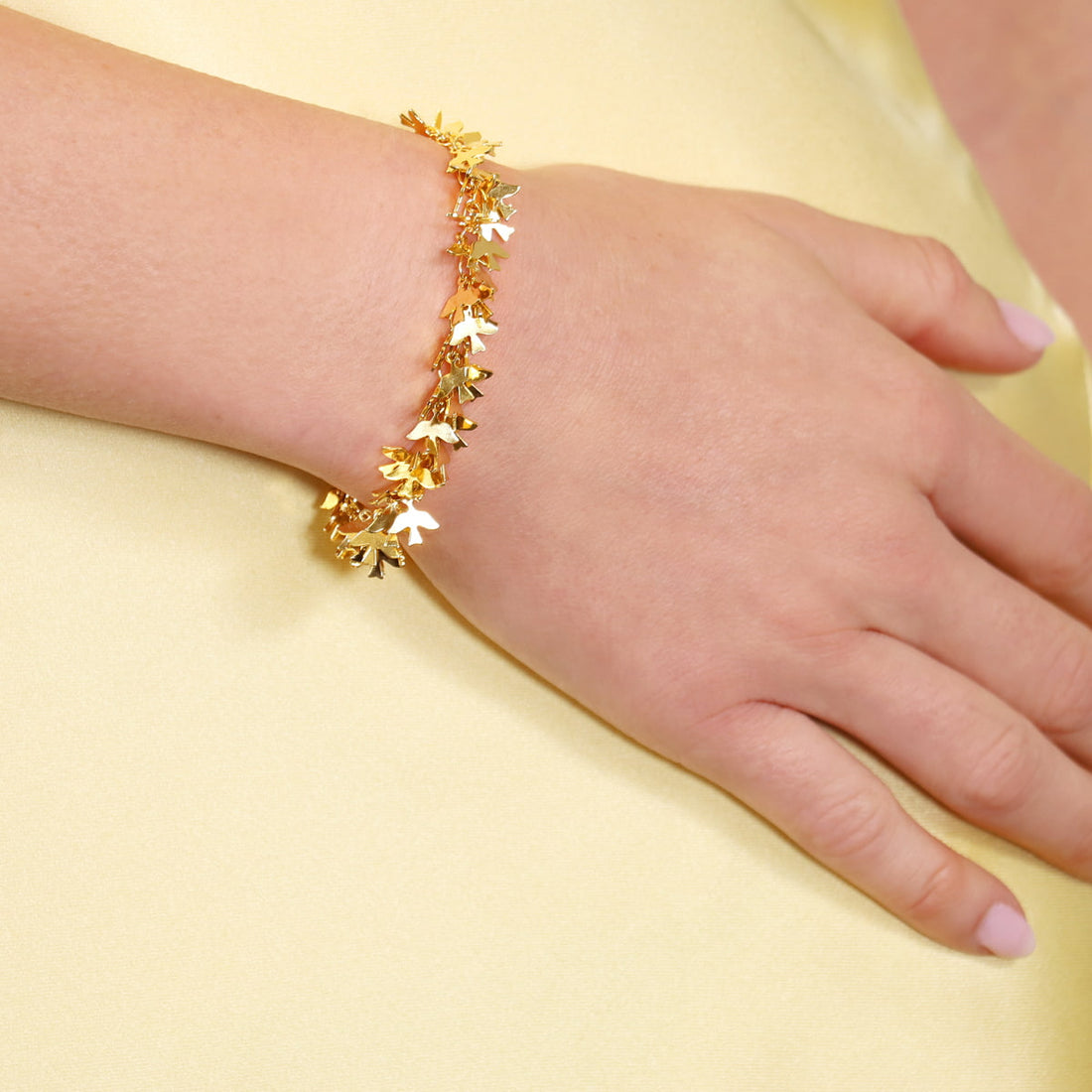 Pulsera Flair Swallow Dorado Anartxy