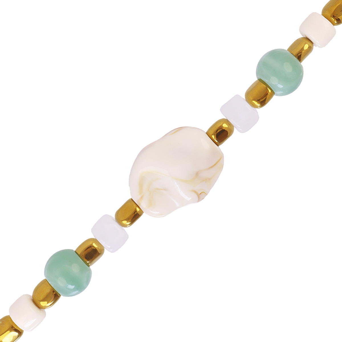 Pulsera Marbles Opali Turquesa Anartxy