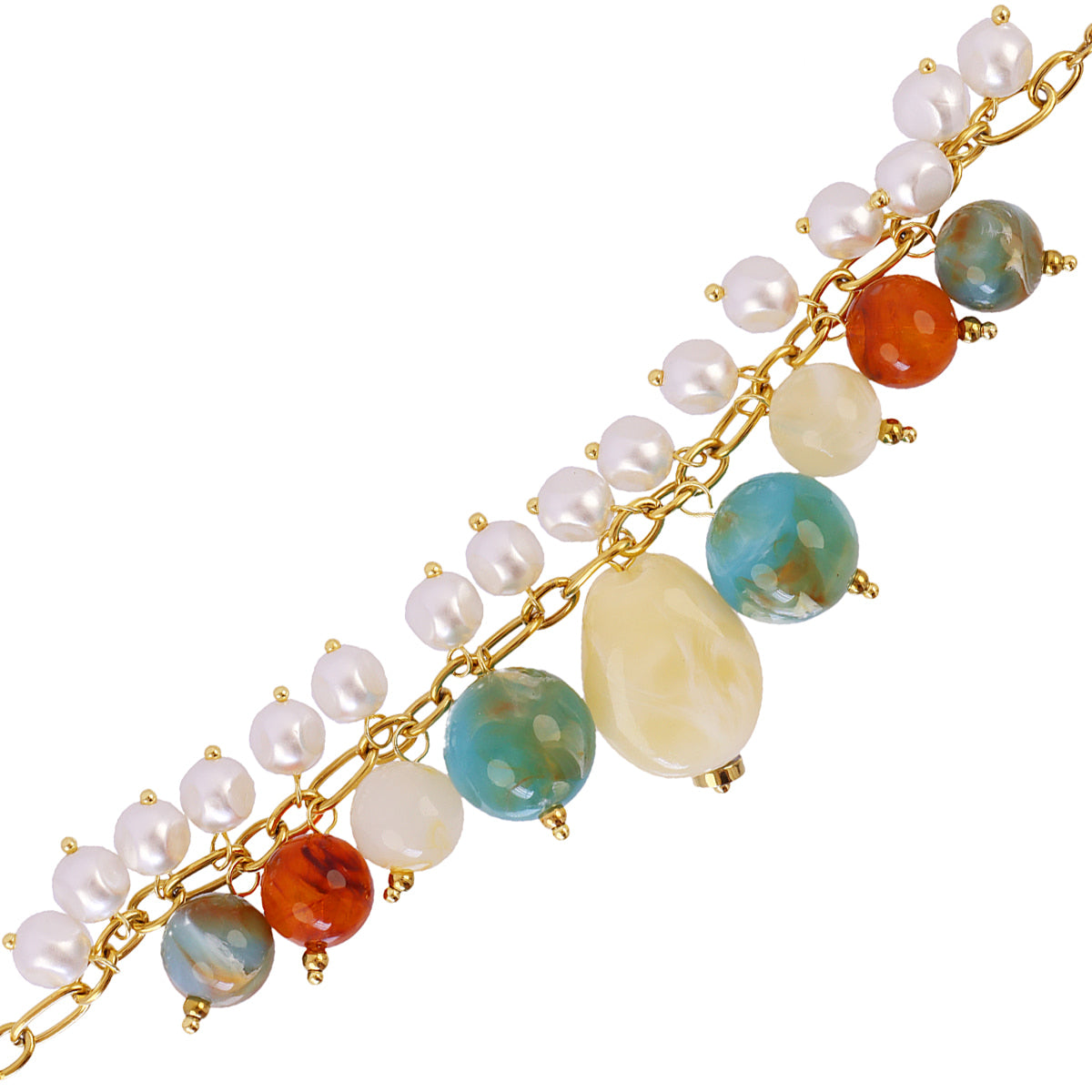 Pulsera Marbles Tempo Turquesa Anartxy