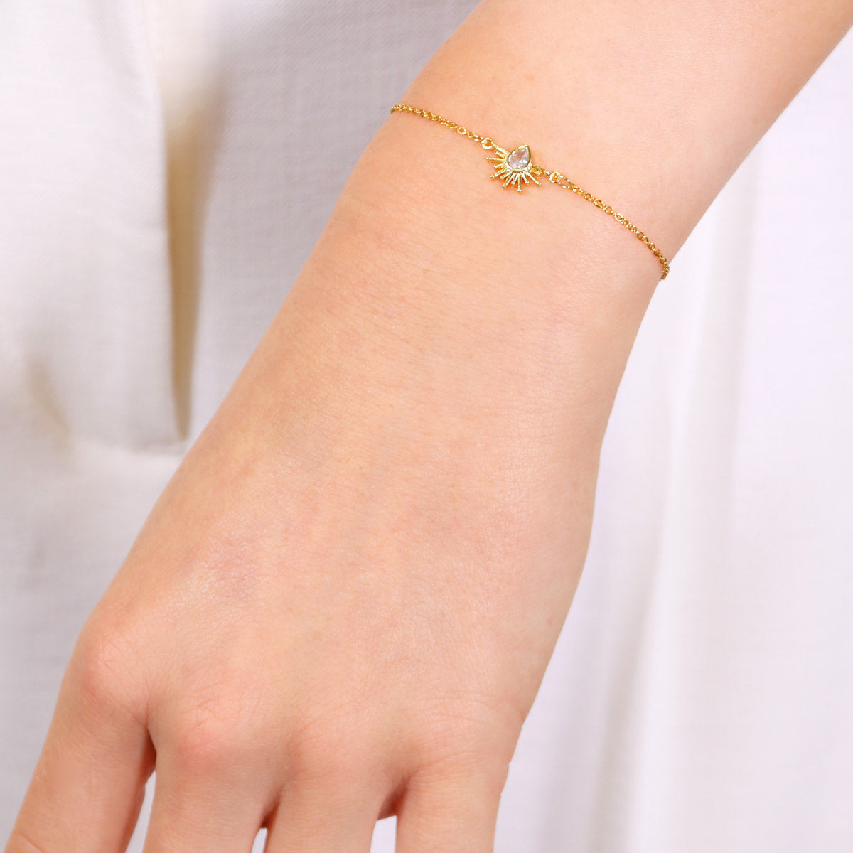 Pulsera Shine Lumi Dorado Anartxy