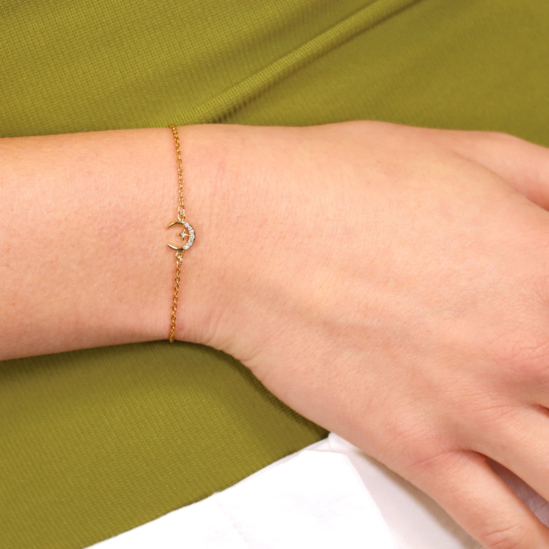 Pulsera Shine Solune Dorado Anartxy