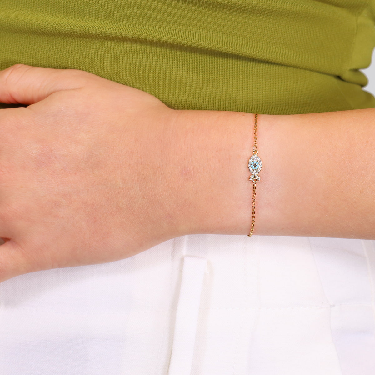 Pulsera Shine Infinite Dorado Anartxy