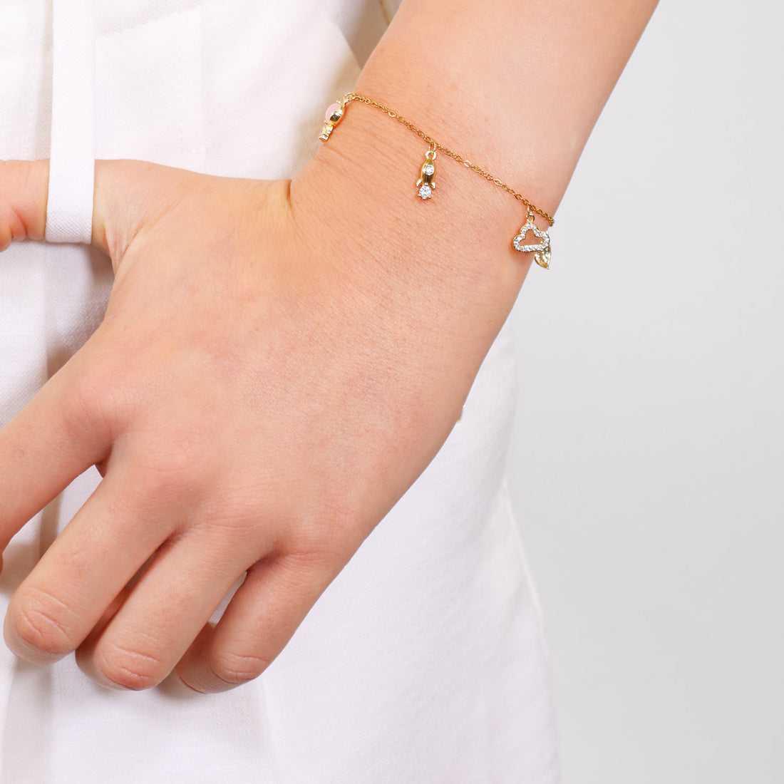 Pulsera Shine Fine Dorado Anartxy