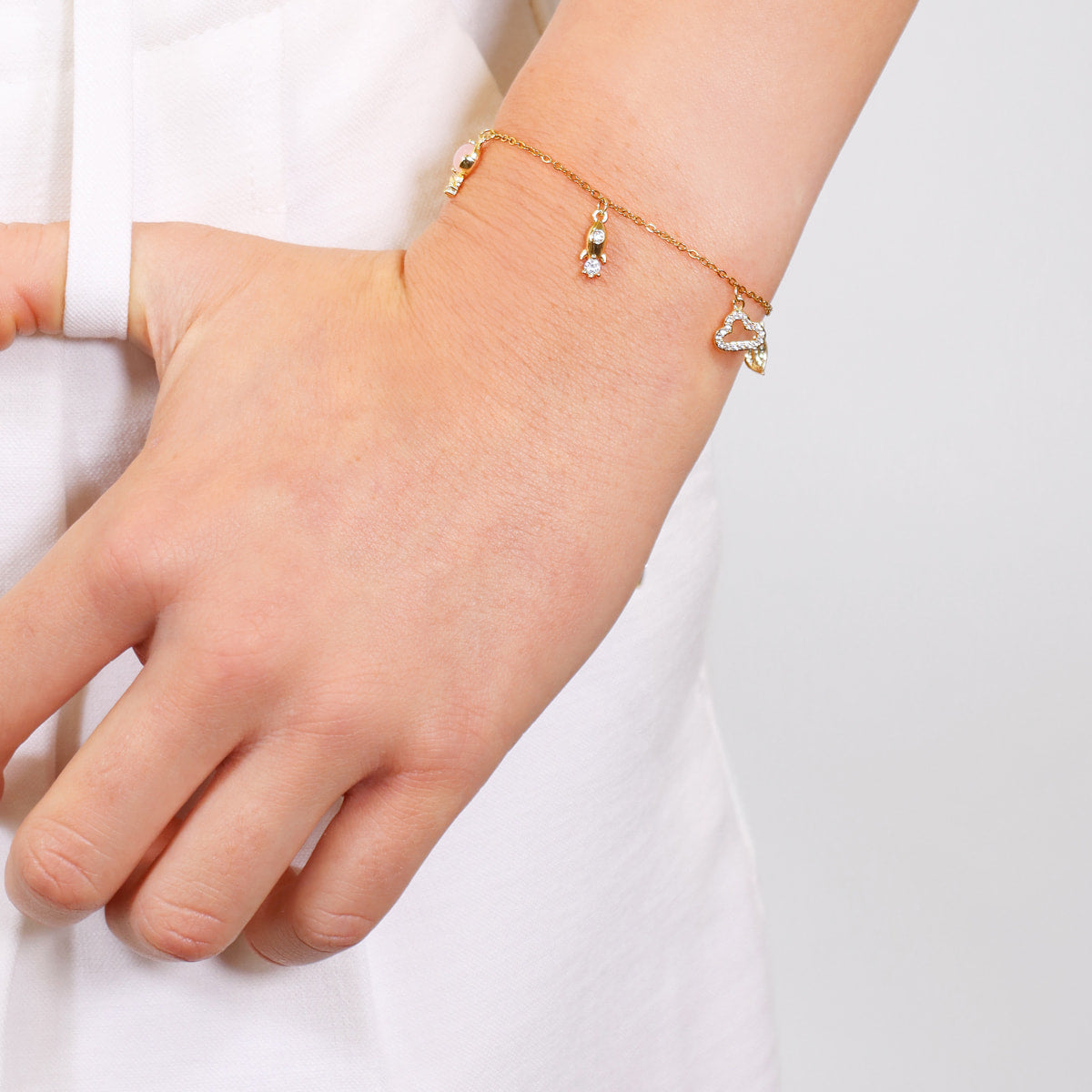 Pulsera Shine Fine Dorado Anartxy