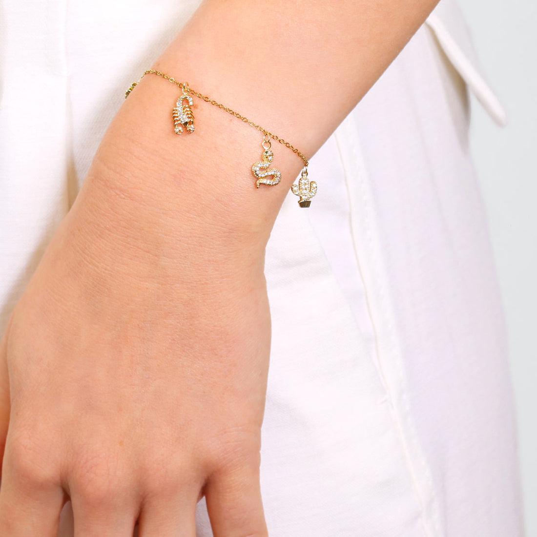 Pulsera Shine Sahara Dorado Anartxy