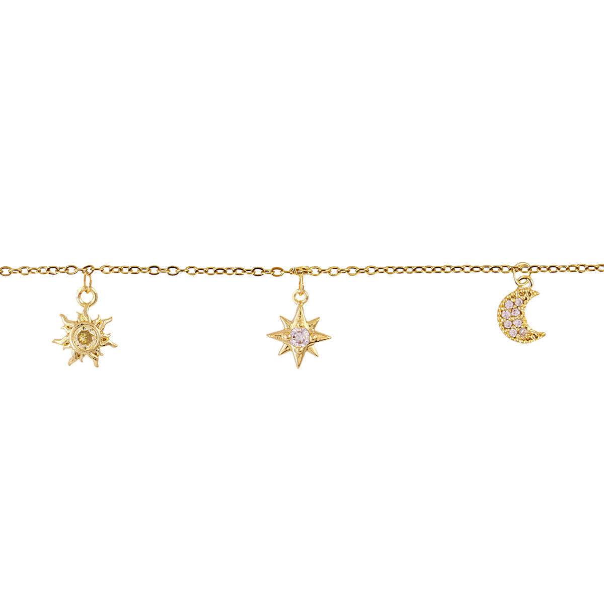 Pulsera Shine Dazzling Dorado Anartxy