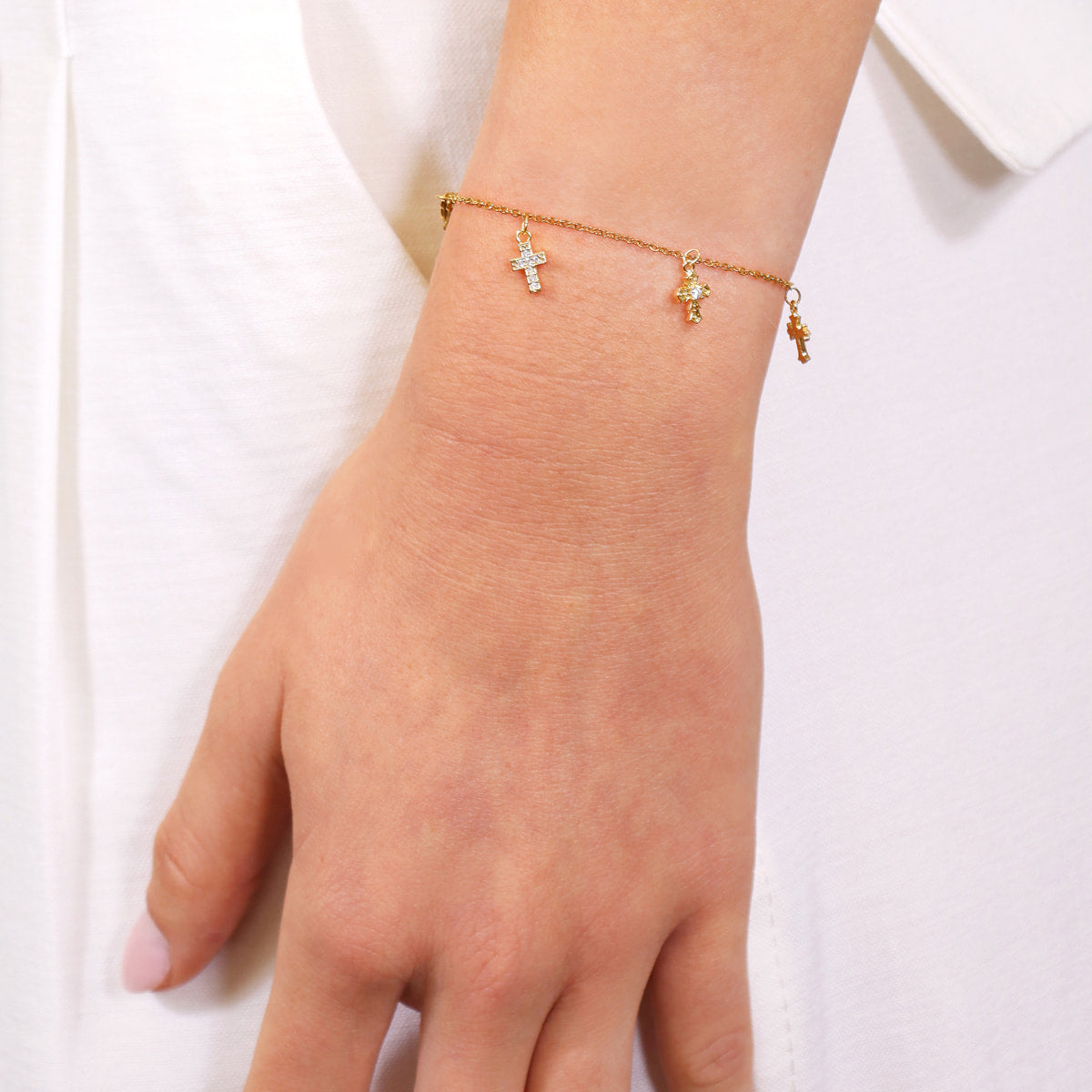 Pulsera Shine Shelter Dorado Anartxy