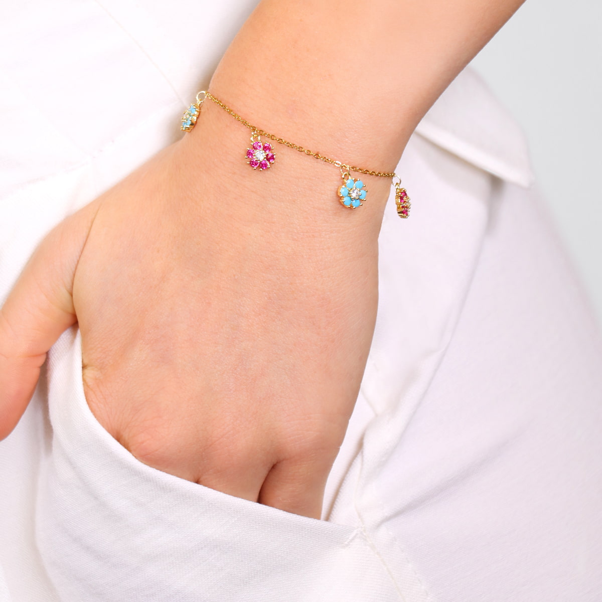 Pulsera Shine Power Dorado Anartxy