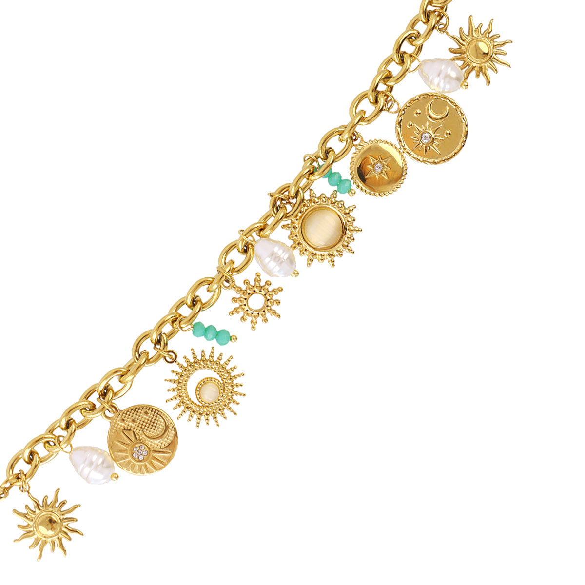 Pulsera Coast Orisa Dorado Anartxy