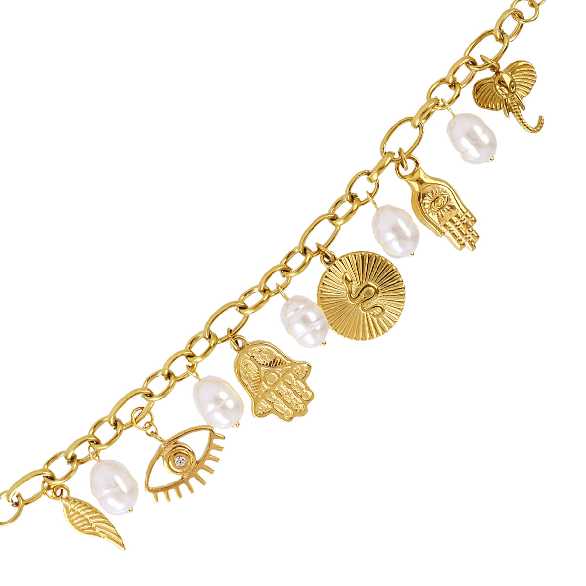 Pulsera Faith Celestia Dorado Anartxy
