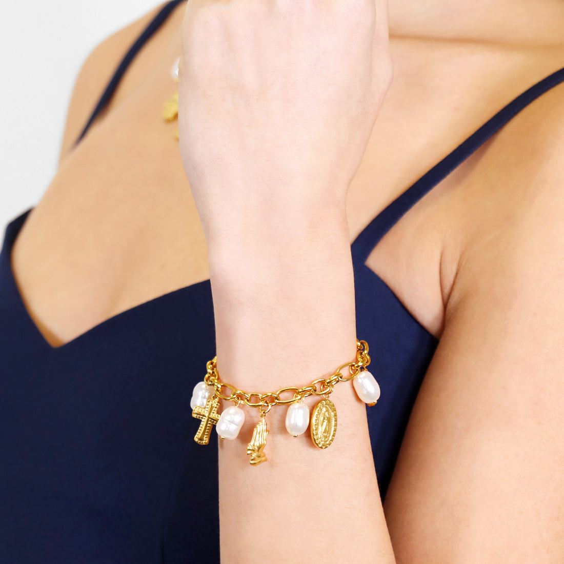 Pulsera Faith Guardian Dorado Anartxy