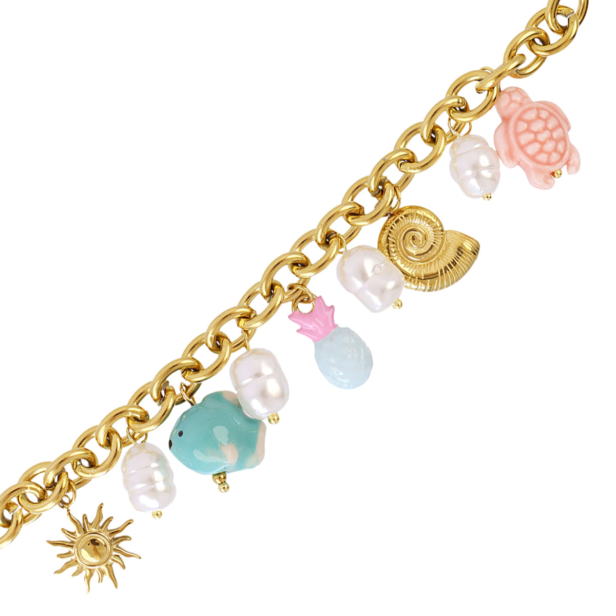 Pulsera Coast Baltic Dorado Anartxy