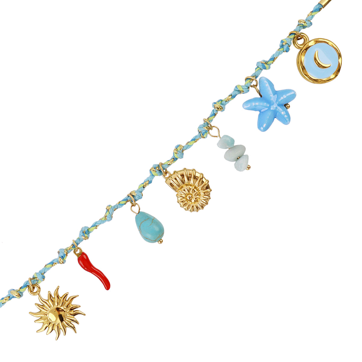 Pulsera Coast Snail Dorado Anartxy