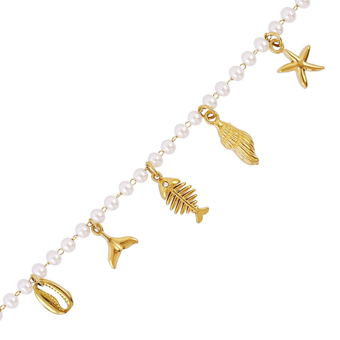 Pulsera Coast Nacar Dorado Anartxy
