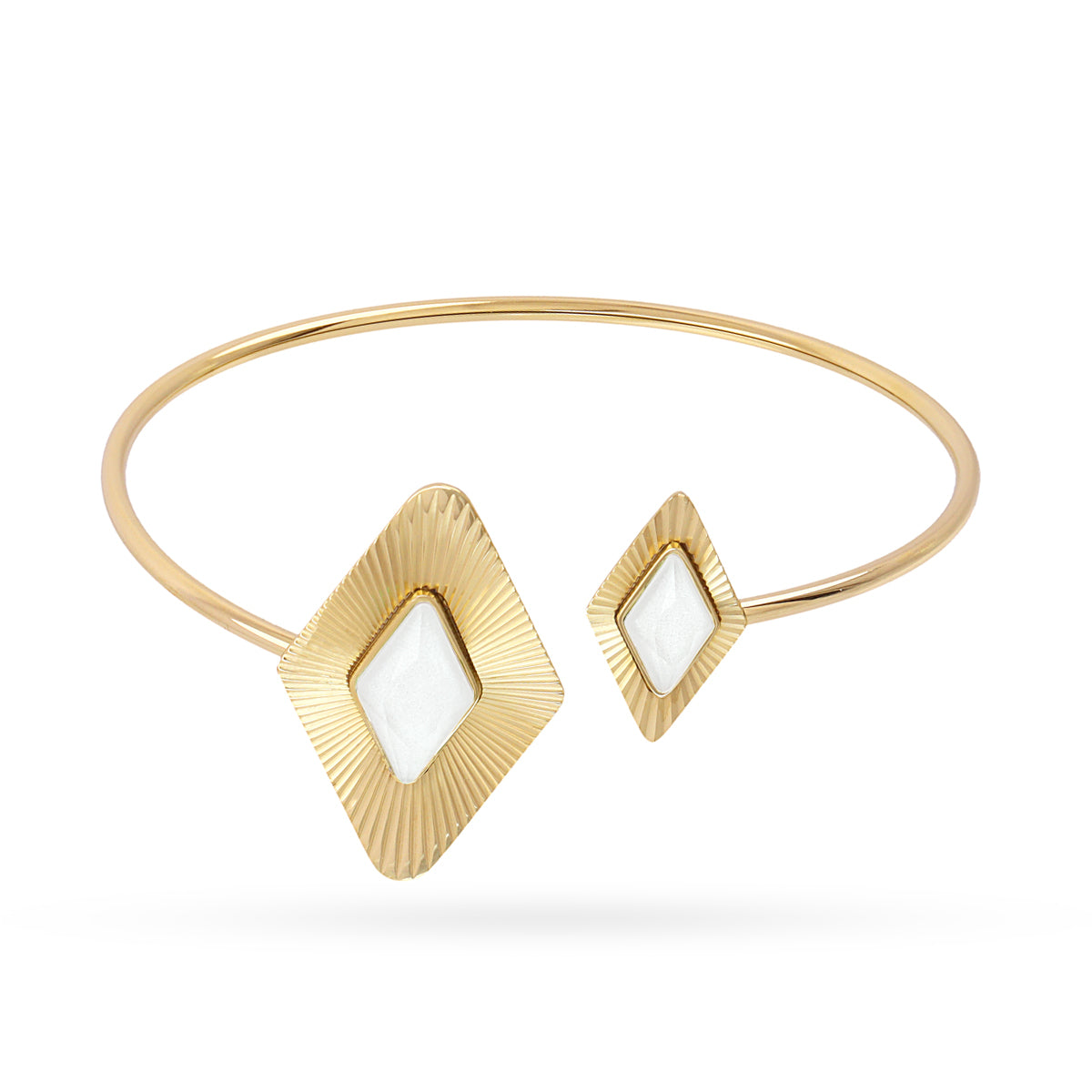 Pulsera Prisma Angled Blanco Anartxy
