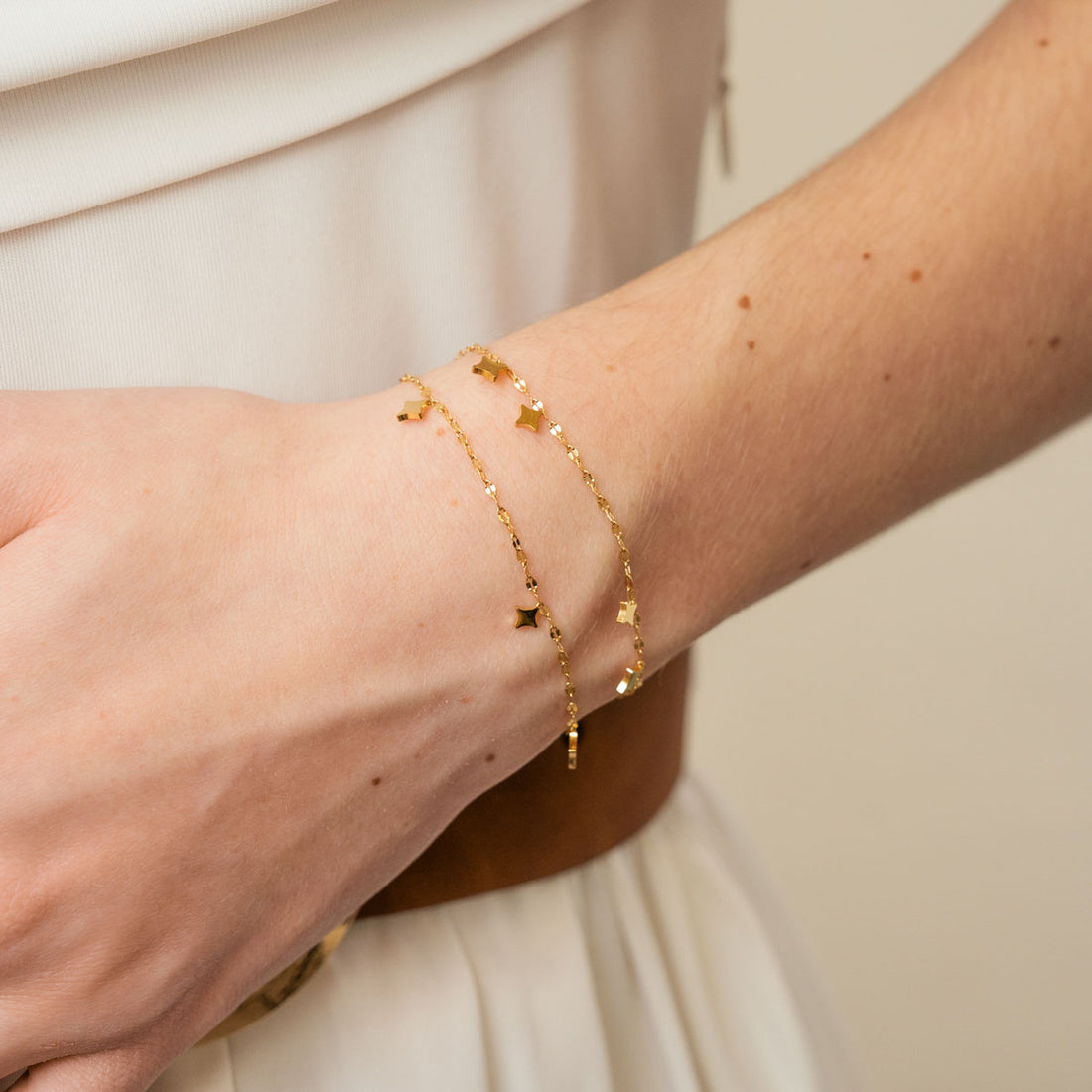 Pulsera Essentials Glazy Dorado Anartxy