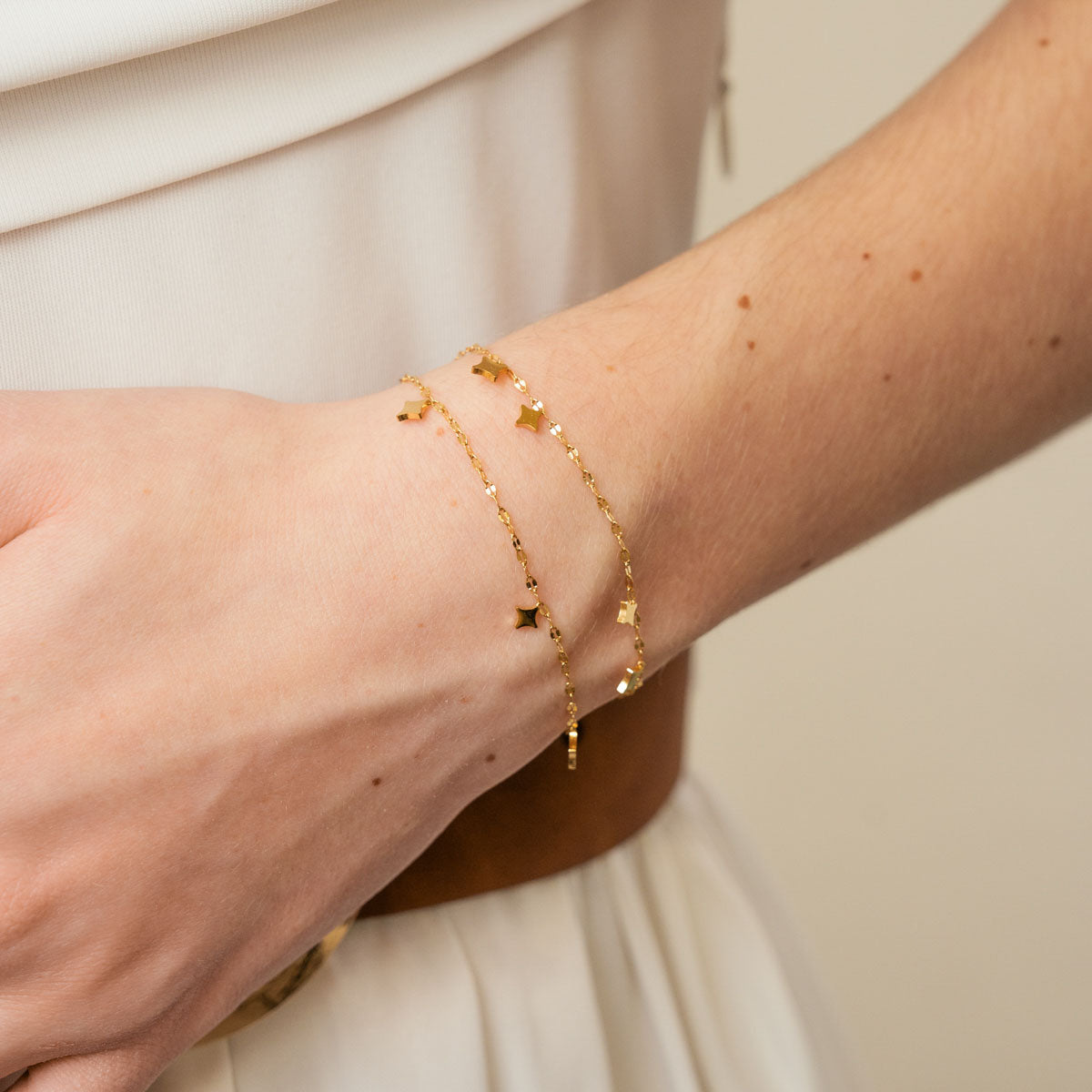 Pulsera Essentials Glazy Dorado Anartxy