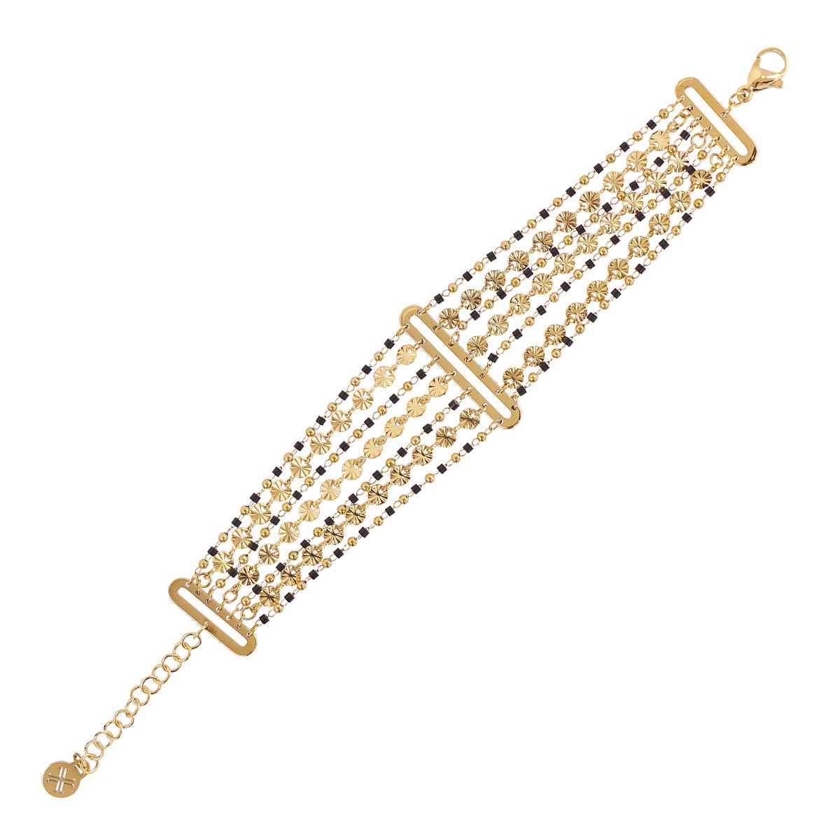 Pulsera Rainfall Aurora Negro Anartxy