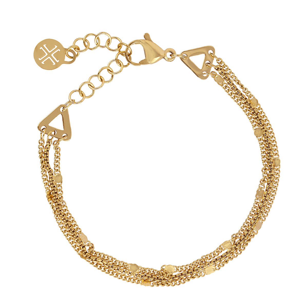 Pulsera Rainfall Crimson Dorado Anartxy