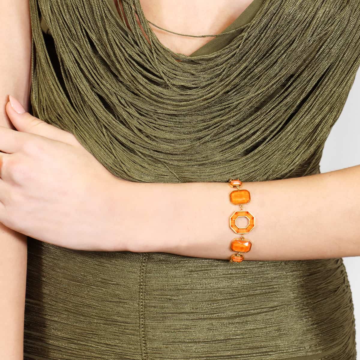 Pulsera Gleam Zyra Naranja Anartxy