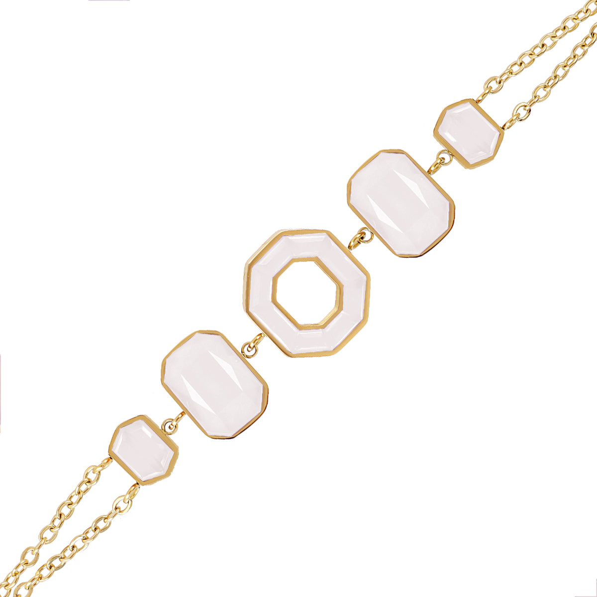 Pulsera Gleam Zyra Blanco Anartxy