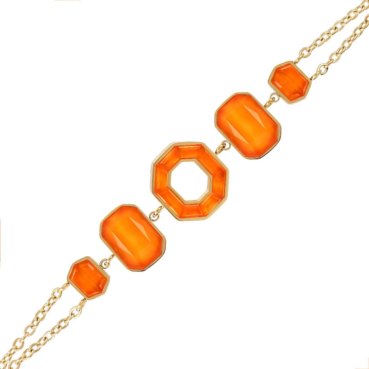 Pulsera Gleam Zyra Naranja Anartxy