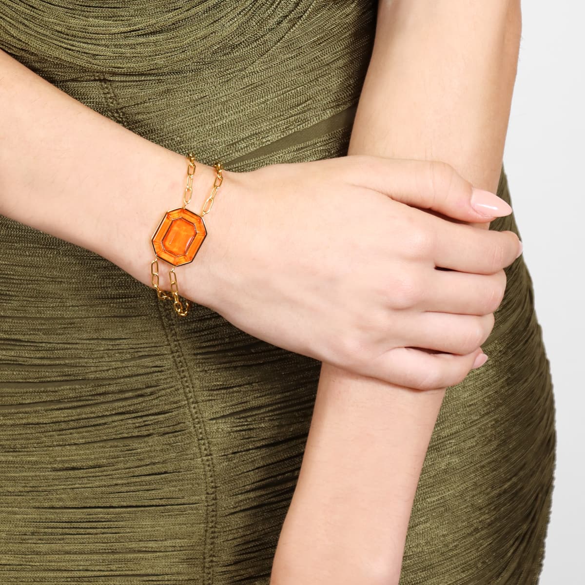 Pulsera Gleam Kaelis Naranja Anartxy