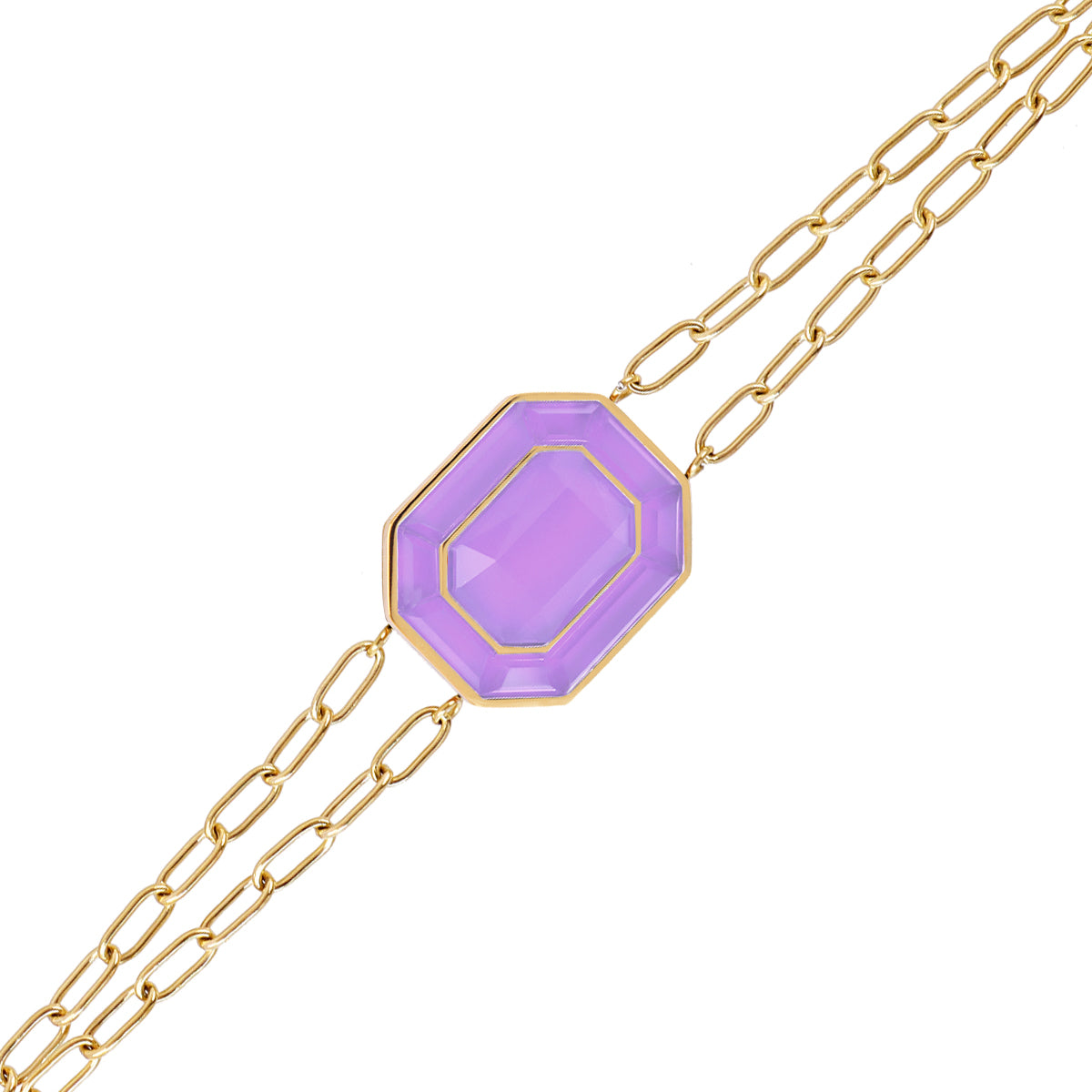 Pulsera Gleam Kaelis Morado Anartxy