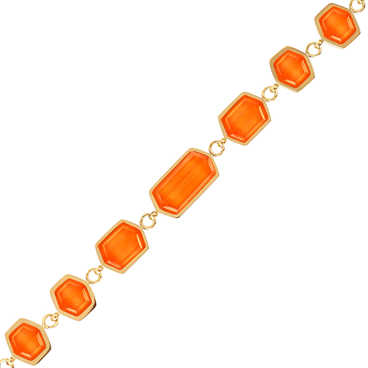 Pulsera Gleam Klyra Naranja Anartxy
