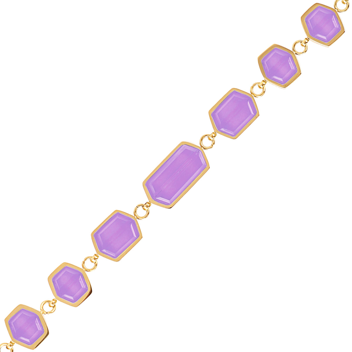 Pulsera Gleam Klyra Morado Anartxy