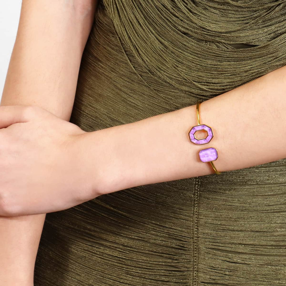 Pulsera Gleam Pryma Morado Anartxy