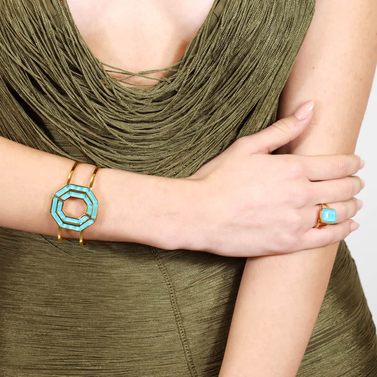 Pulsera Gleam Sytha Turquesa Anartxy