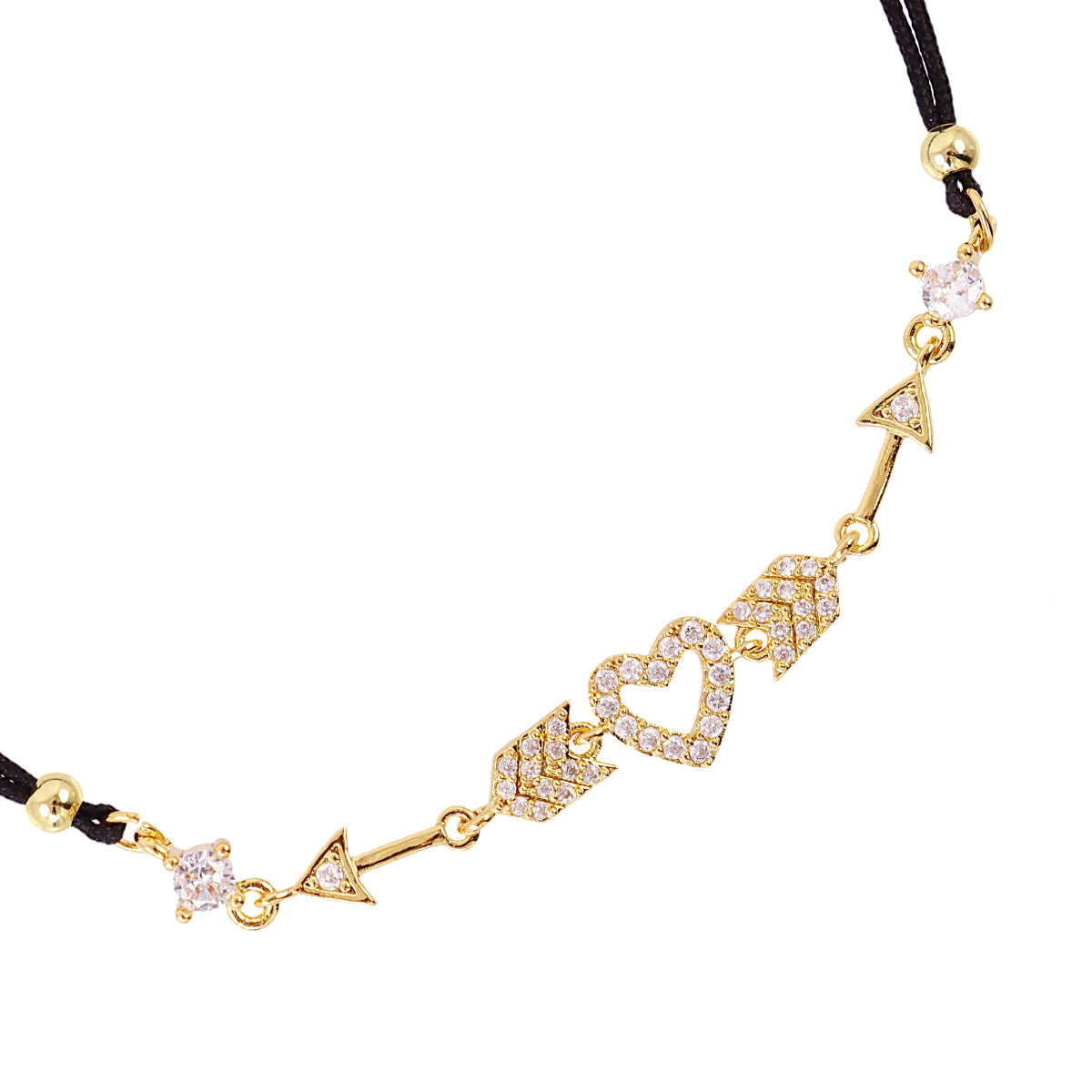 Pulsera Shine Amoura Dorado Anartxy