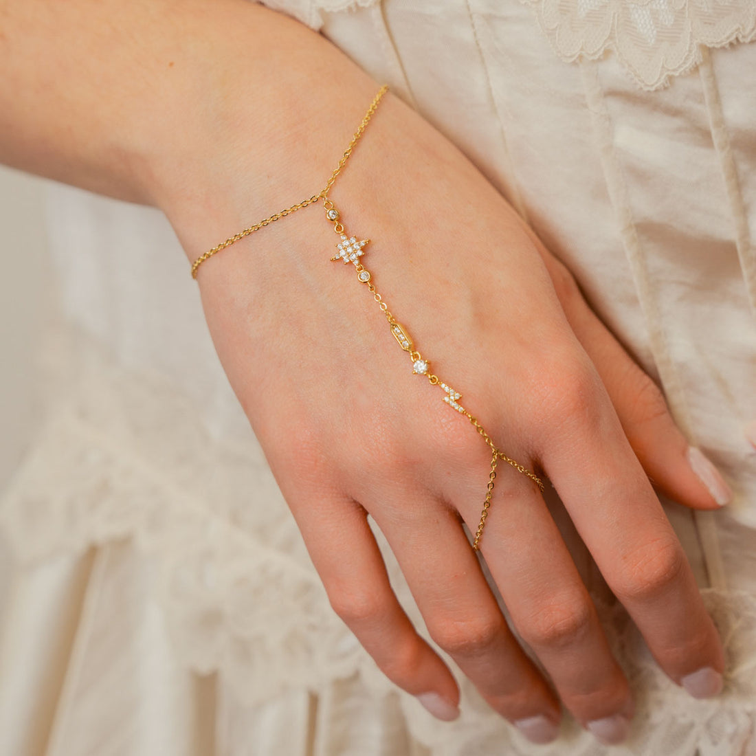 Pulsera Shine Devyn Dorado Anartxy