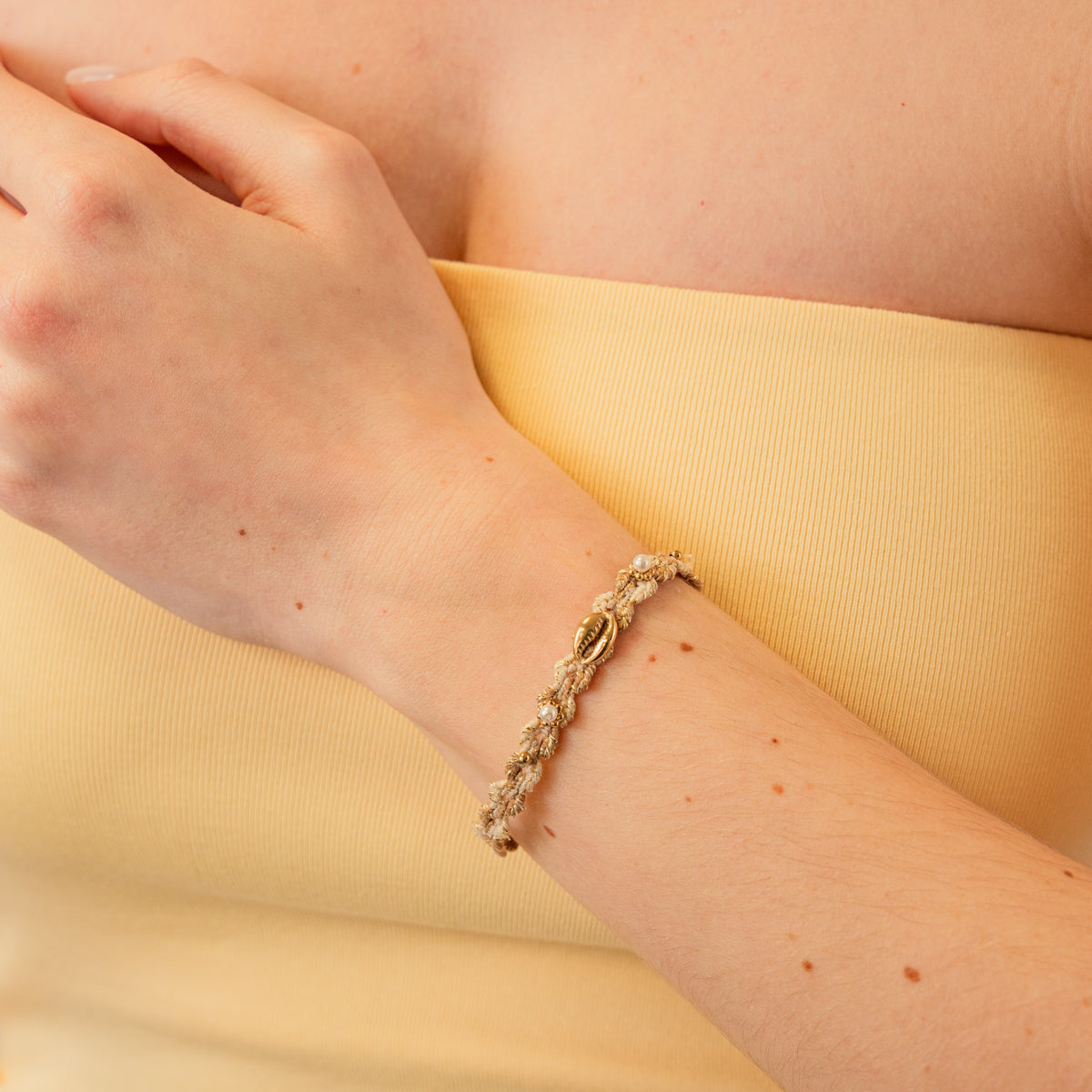 Pulsera Spirit Thalyn Beige Anartxy