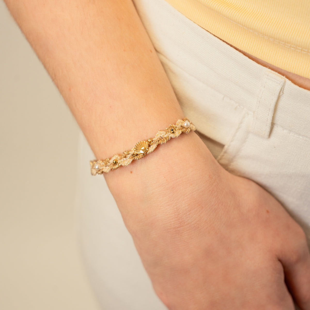 Pulsera Spirit Vibria Beige Anartxy