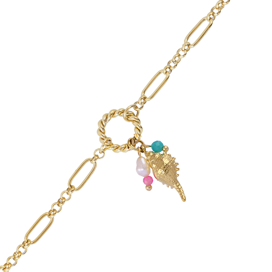 Pulsera Coast Azure Dorado Anartxy