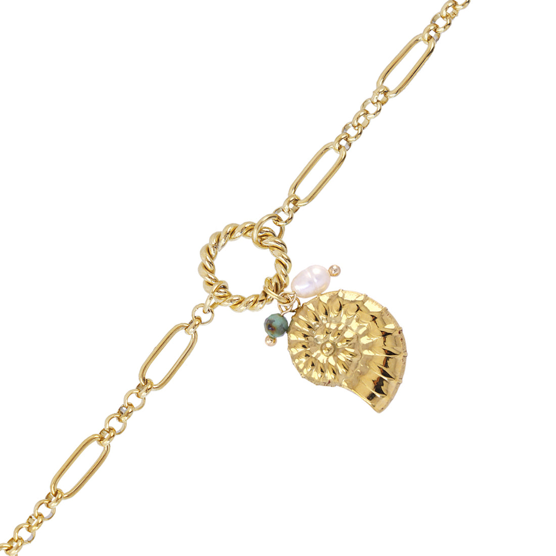 Pulsera Coast Claw Dorado Anartxy