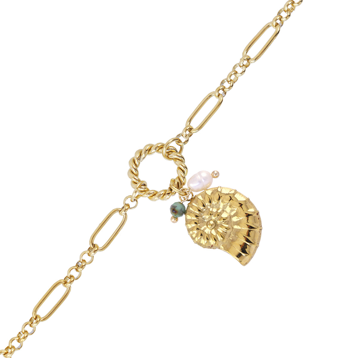 Pulsera Coast Claw Dorado Anartxy