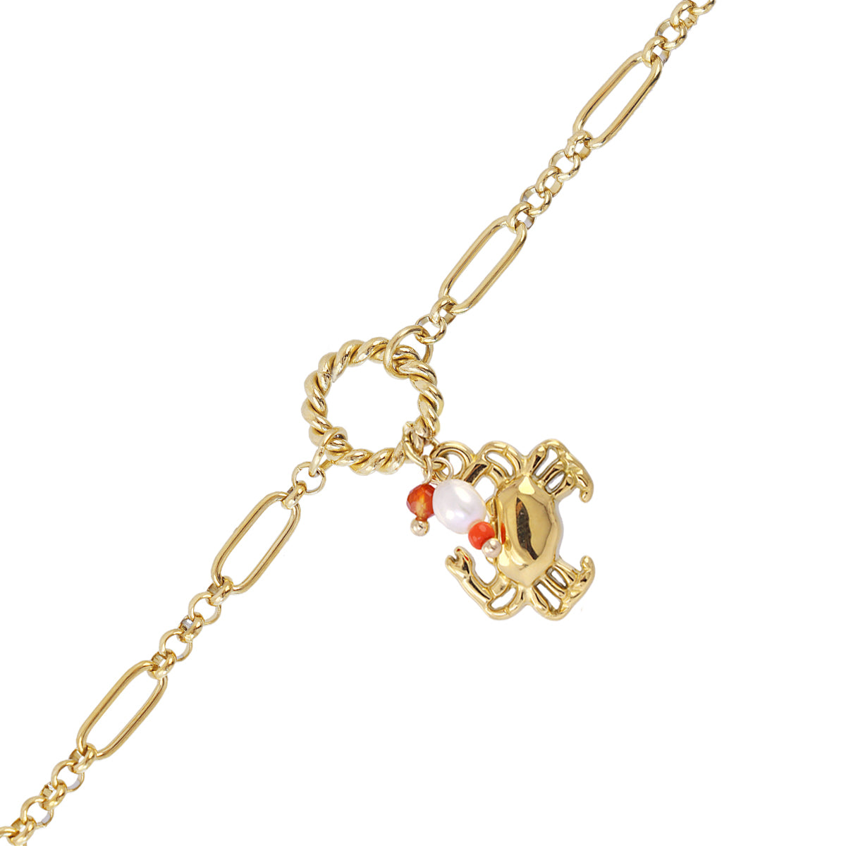 Pulsera Coast Crabell Dorado Anartxy