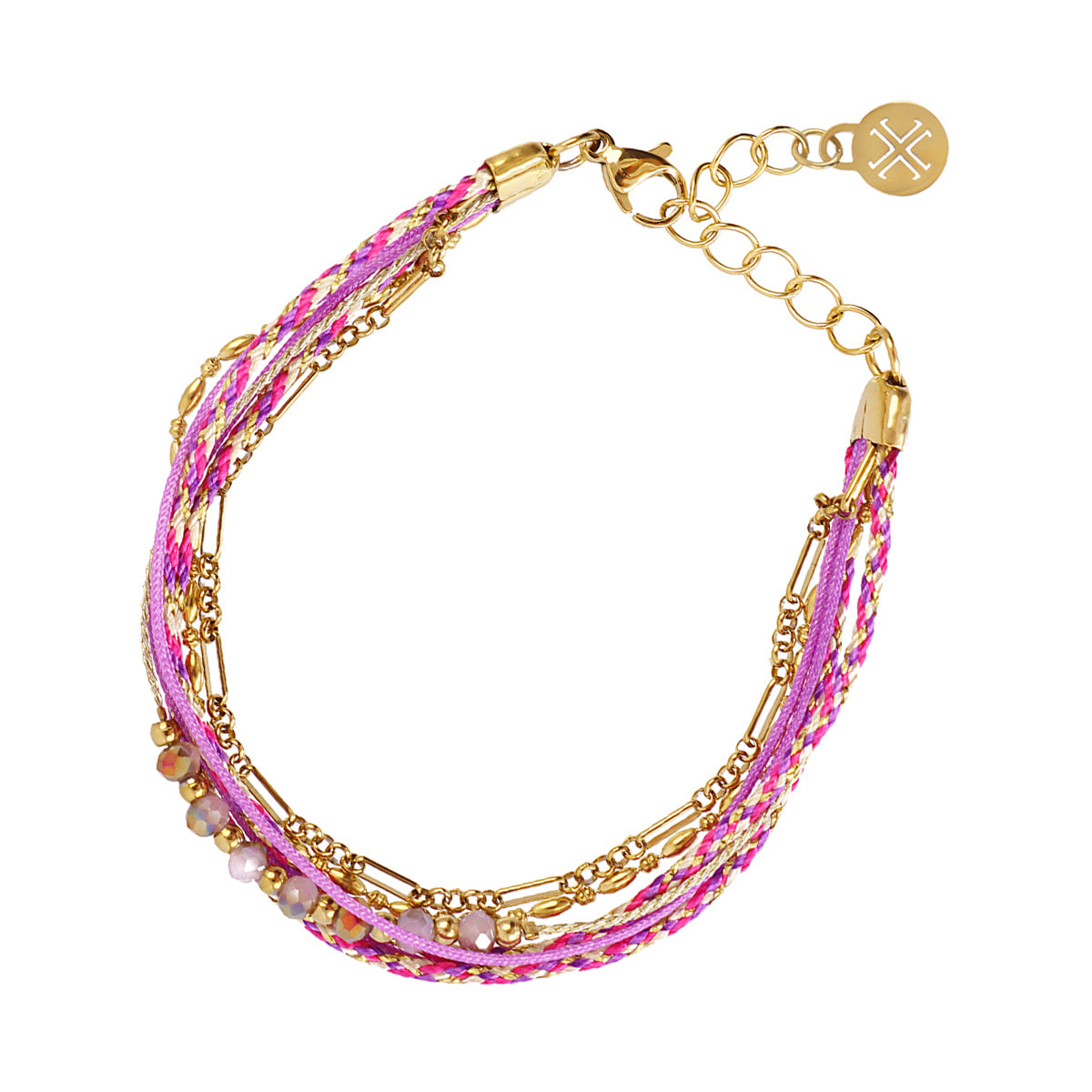 Pulsera Spirit Citrine Rosa Anartxy