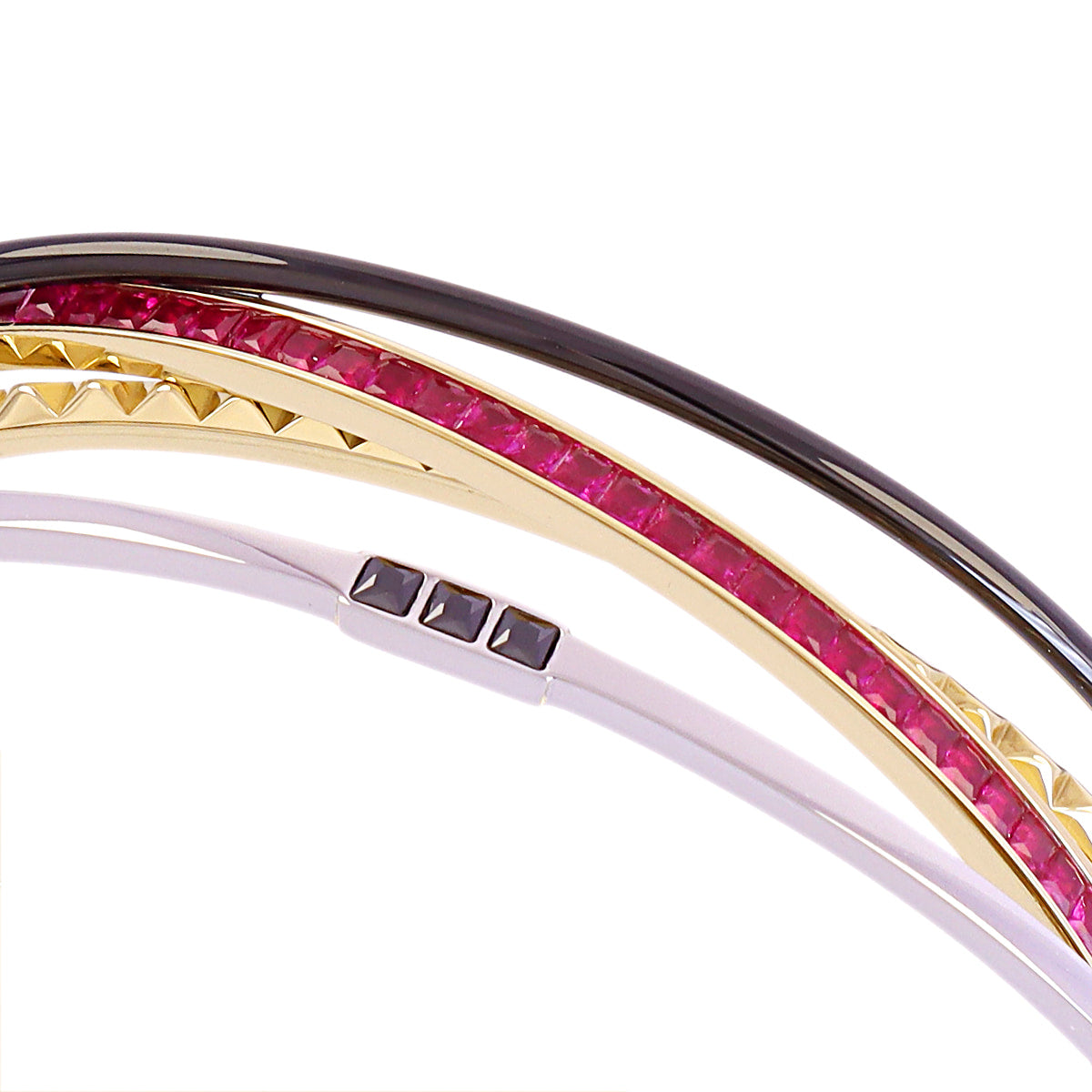 Brazalete Vandal entrelazado multicolor Fucsia Anartxy
