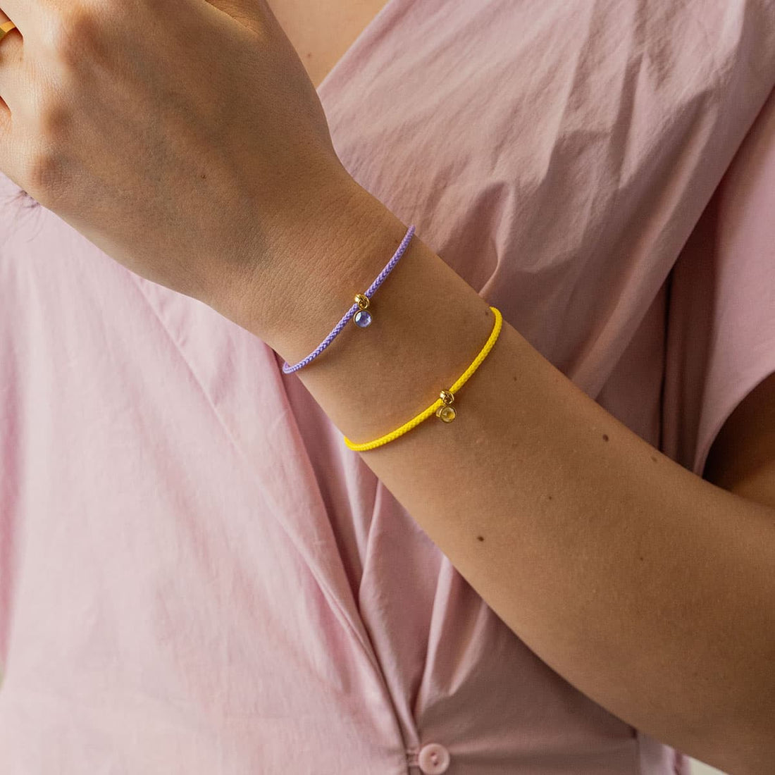 Pulsera Eternal Glintia Amarillo Anartxy