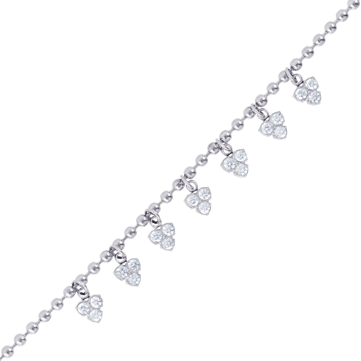 Pulsera Essentials Ice Plateado Anartxy