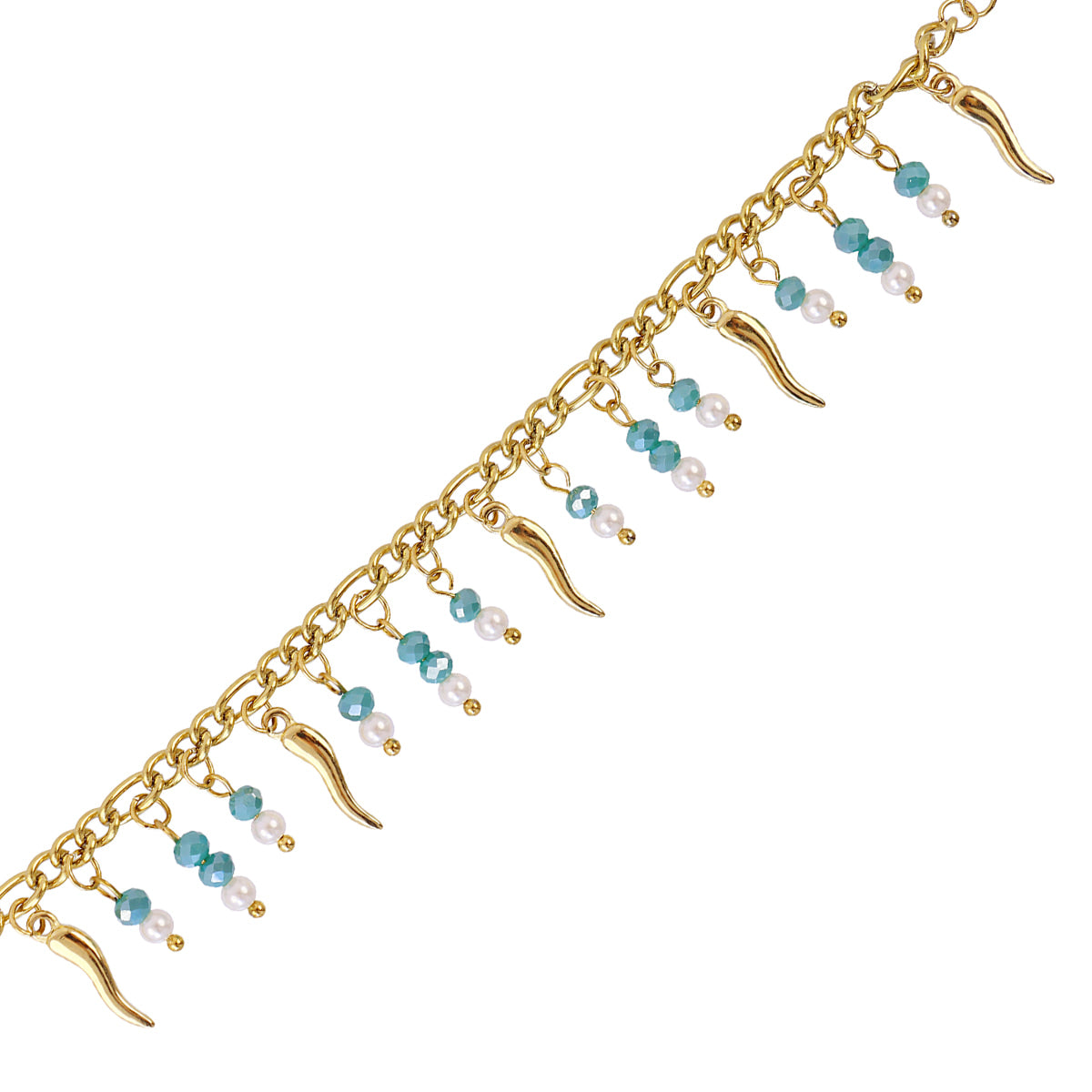 Pulsera Cornicello Serendipity Dorado Anartxy