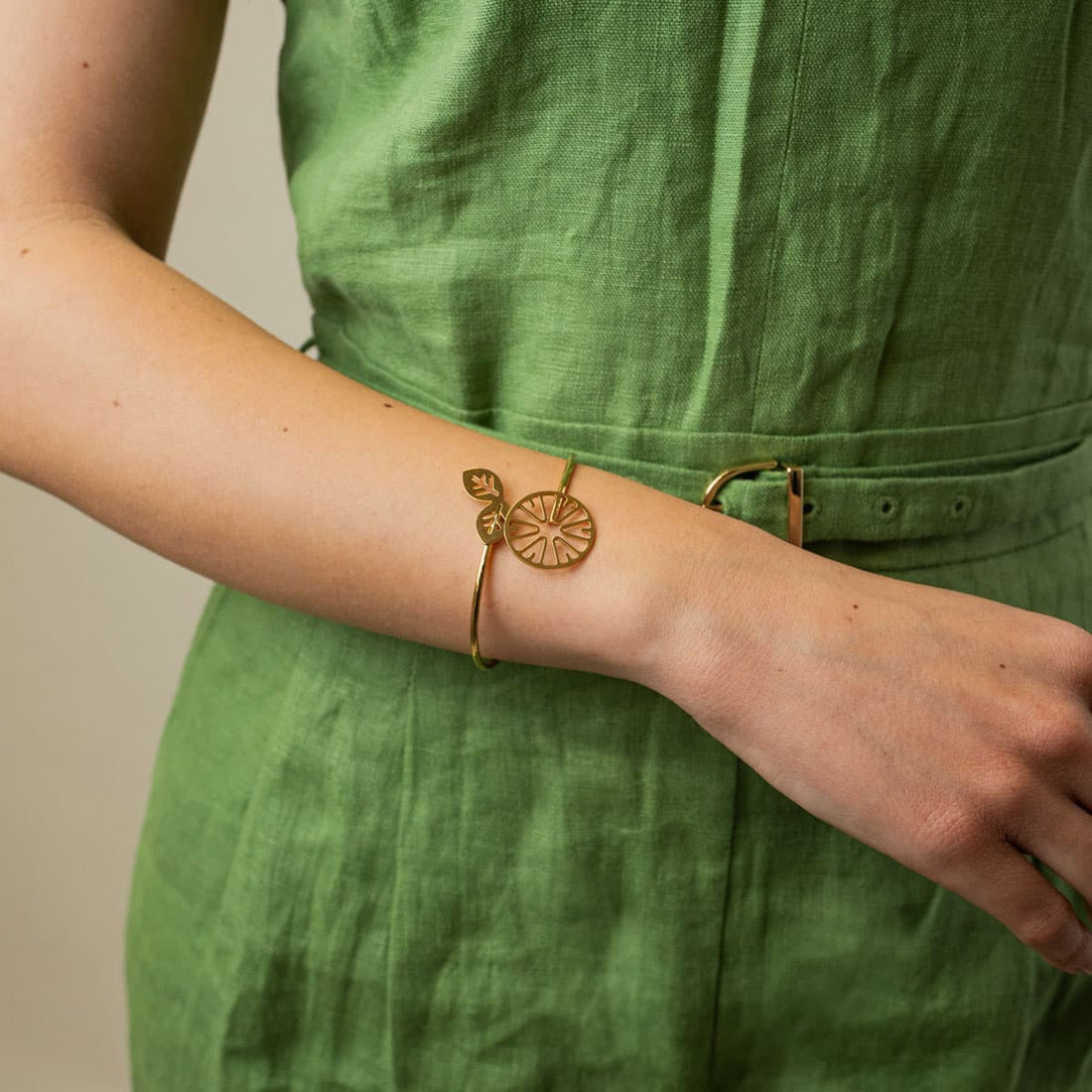 Pulsera Citrus Tangy Dorado Anartxy