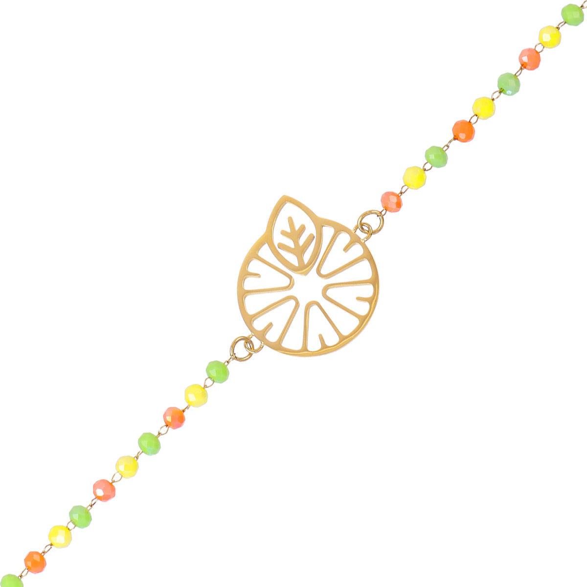 Pulsera Citrus Sharp Dorado Anartxy