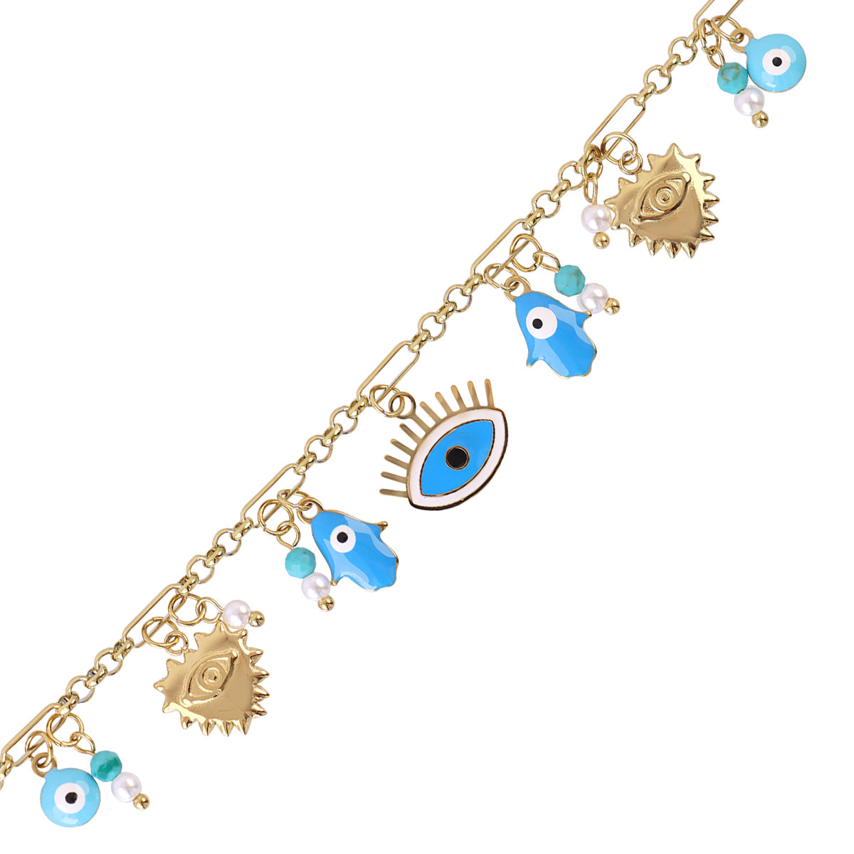 Pulsera Mati Sera Dorado Anartxy