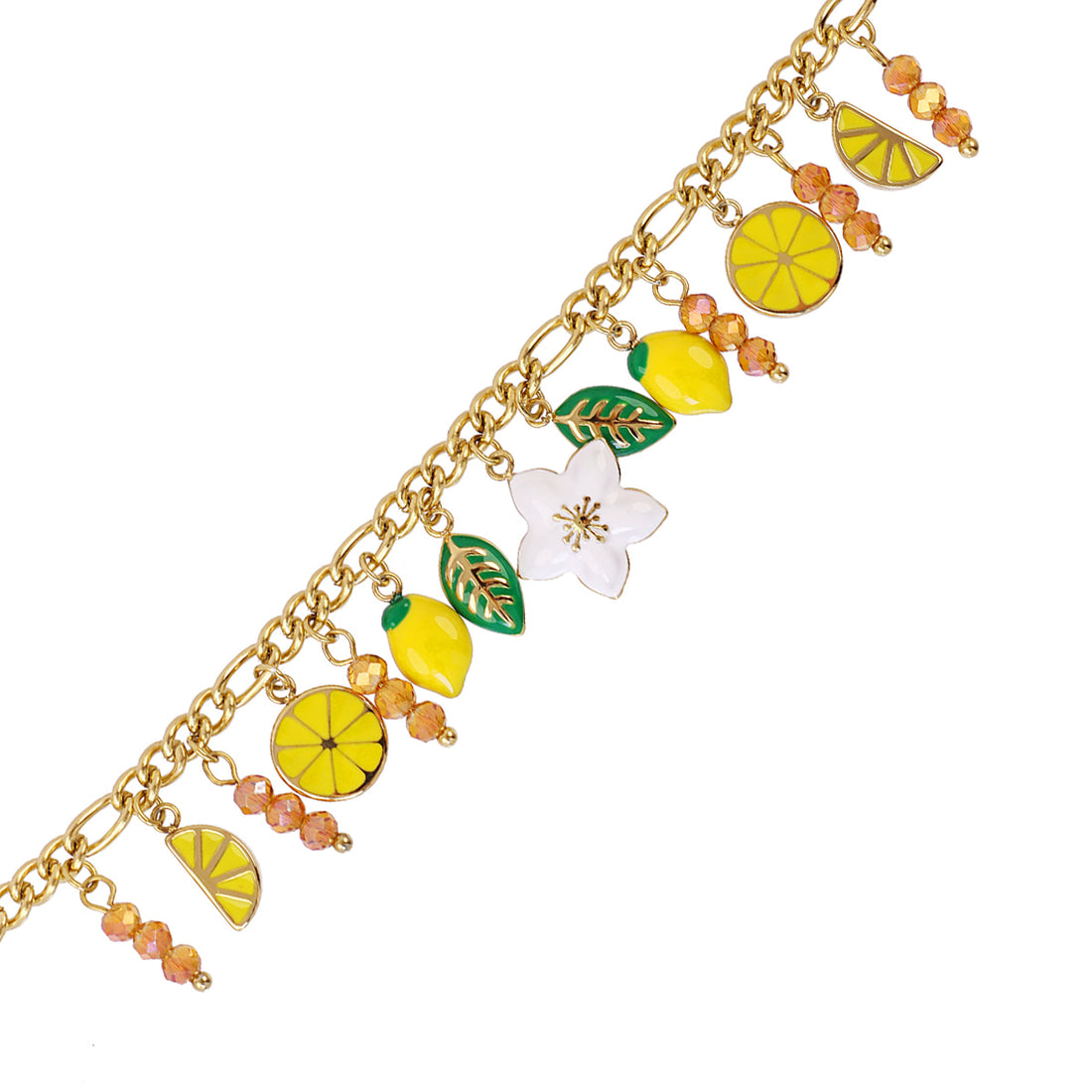 Pulsera Vine Citric Amarillo Anartxy