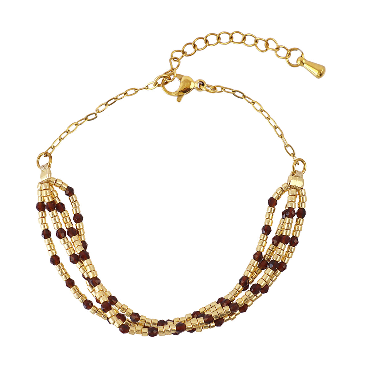 Pulsera Spirit multihilo multicolor Café Anartxy
